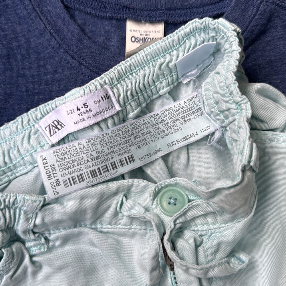 Toddler 2 pc set Blue & Teal Outfit - Picture 8 of 12